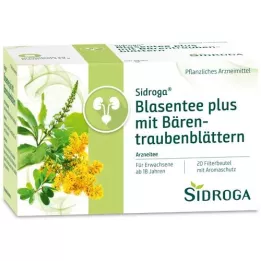 SIDROGA Blads tea plus with bear grape leaves, 20x2.0 g