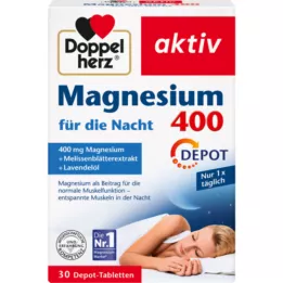 DOPPELHERZ Magnesium 400 for the night tablets, 30 pcs