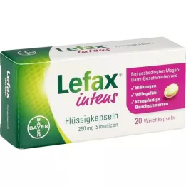 LEFAX Intensive liquid capsules 250 mg Simeticon, 20 pcs