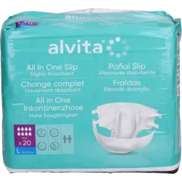 ALVITA All-in-one incontinence pants maxi large night, 20 pcs