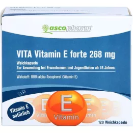 VITAMIN E FORTE 400 I.E. Soft capsules, 120 pcs
