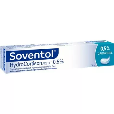 SOVENTOL Hydrocortisone acetate 0.5% cream, 30 g