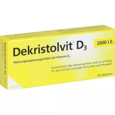 DEKRISTOLVIT D3 2,000 I.E. Tablets, 30 pcs