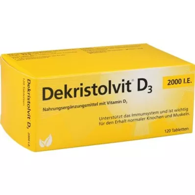 DEKRISTOLVIT D3 2,000 I.E. Tablets, 120 pcs
