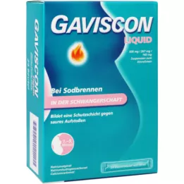 GAVISCON Liquid 500 mg/267 mg/160 mg SUSP.Z.NE., 24x10 ml