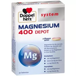 DOPPELHERZ Magnesium 400 Depot System tablets, 30 pcs