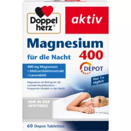 DOPPELHERZ Magnesium 400 for the night tablets, 60 pcs