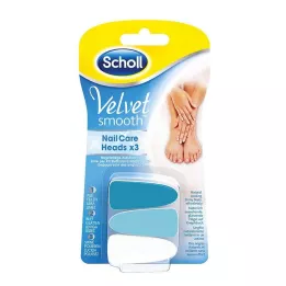 SCHOLL Velvet smooth nail care attachments, 1 pcs