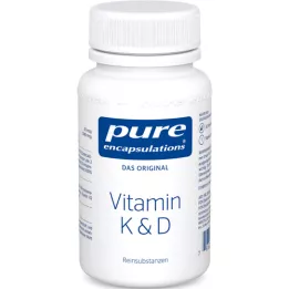 PURE ENCAPSULATIONS Vitamin K &amp; D capsules, 60 pcs