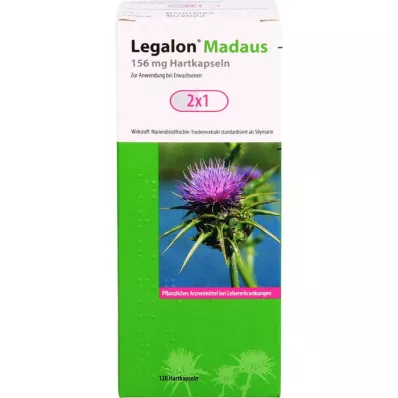 LEGALON Madaus 156 mg hard capsules, 120 pcs
