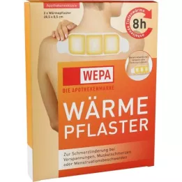 WÄRMEPFLASTER Nacks/back 8.5x28.5 cm Wepa,pcs