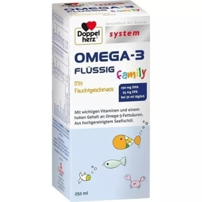 DOPPELHERZ Omega-3 Liquid Family System, 250 ml