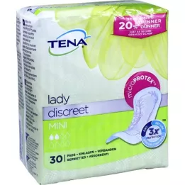 TENA LADY Discrete insoles mini, 30 pcs