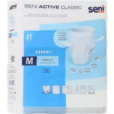 SENI Active Classic incontinence slip once m, 30 pcs