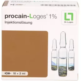 PROCAIN-Loges 1% injection solution ampoules, 10x2 ml