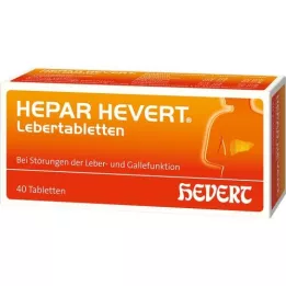 HEPAR HEVERT Liver tablets, 40 pcs