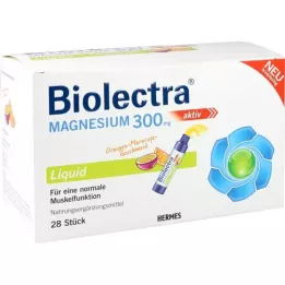 BIOLECTRA Magnesium 300 mg Liquid, 28 pcs