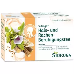 SIDROGA Nache and throat calming tea Filterbtl., 20x1.75 g