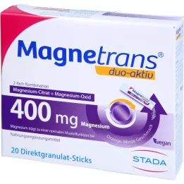 MAGNETRANS duo-active 400 mg sticks, 20 pcs