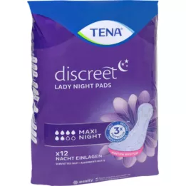 TENA LADY Discrete insoles maxi night, 12 pcs