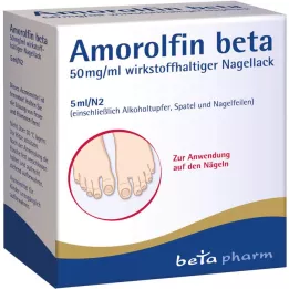 AMOROLFIN beta 50 mg/ml active ingredient nail polish, 5 ml