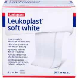 LEUKOPLAST Soft White Pflaster 6 cm x5 m roll, 1 pcs