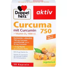 DOPPELHERZ Turmeric 750 capsules, 30 pcs