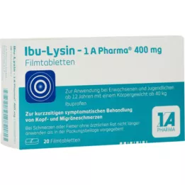 IBU-LYSIN 1A Pharma 400 mg film -coated tablets, 20 pcs
