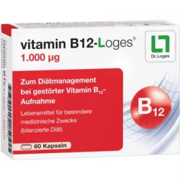 VITAMIN B12-LOGES 1,000 μg capsules, 60 pcs