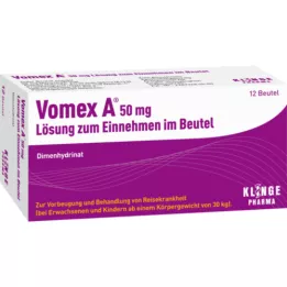VOMEX A 50 mg LSG.Z. Accept in the bag, 12 pcs