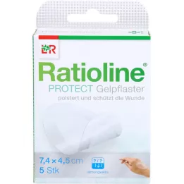 RATIOLINE Protect Gelpaster 4.5x7.4 cm, 5 pcs