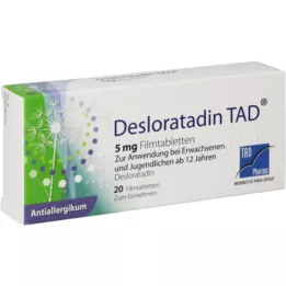 DESLORATADIN TAD 5 mg film -coated tablets, 20 pcs