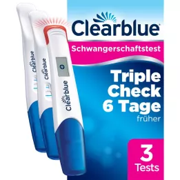 CLEARBLUE Pregnancy T.TripleCheck ultra-early, 3 pcs