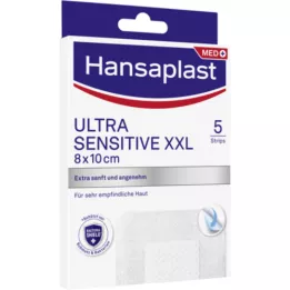 HANSAPLAST Ultra Sensitive Wound Association 8x10 cm XXL, 5 pcs