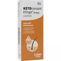 KETOCONAZOL Klinge 20 mg/g shampoo, 60 ml