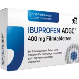 IBUPROFEN ADGC 400 mg film -coated tablets, 10 pcs