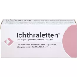 ICHTHRALETTEN 200 mg gastric -resistant tablets, 84 pcs