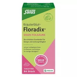 FLORADIX Iron Folic Acid Tablets, 84 pcs