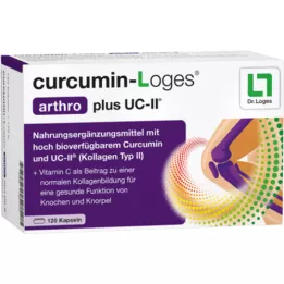 CURCUMIN-LOGES Arthro Plus UC-II capsules, 120 pcs