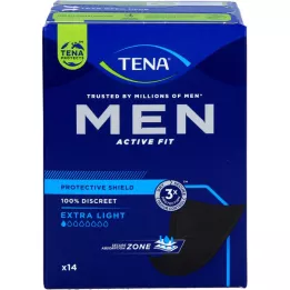 TENA MEN Active Fit Level 0 incontinence pads, 14 pieces