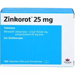 ZINKOROT 25 mg tablets, 100 pcs