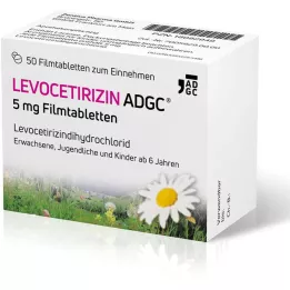 LEVOCETIRIZIN ADGC 5 mg film-coated tablets, 50 pcs