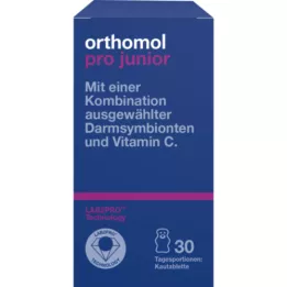 ORTHOMOL Pro junior chewing tablets, 30 pcs