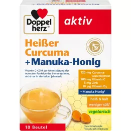DOPPELHERZ Hot Curcuma+Manuka honey granules, 10 pcs
