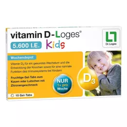 VITAMIN D-LOGES 5,600 IU Kids chewable tablets, 15 pcs