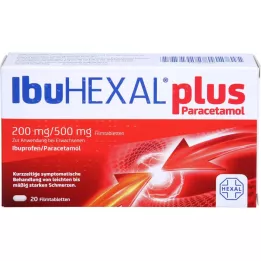 IBUHEXAL plus paracetamol 200 mg/500 mg film tablets, 20 pcs